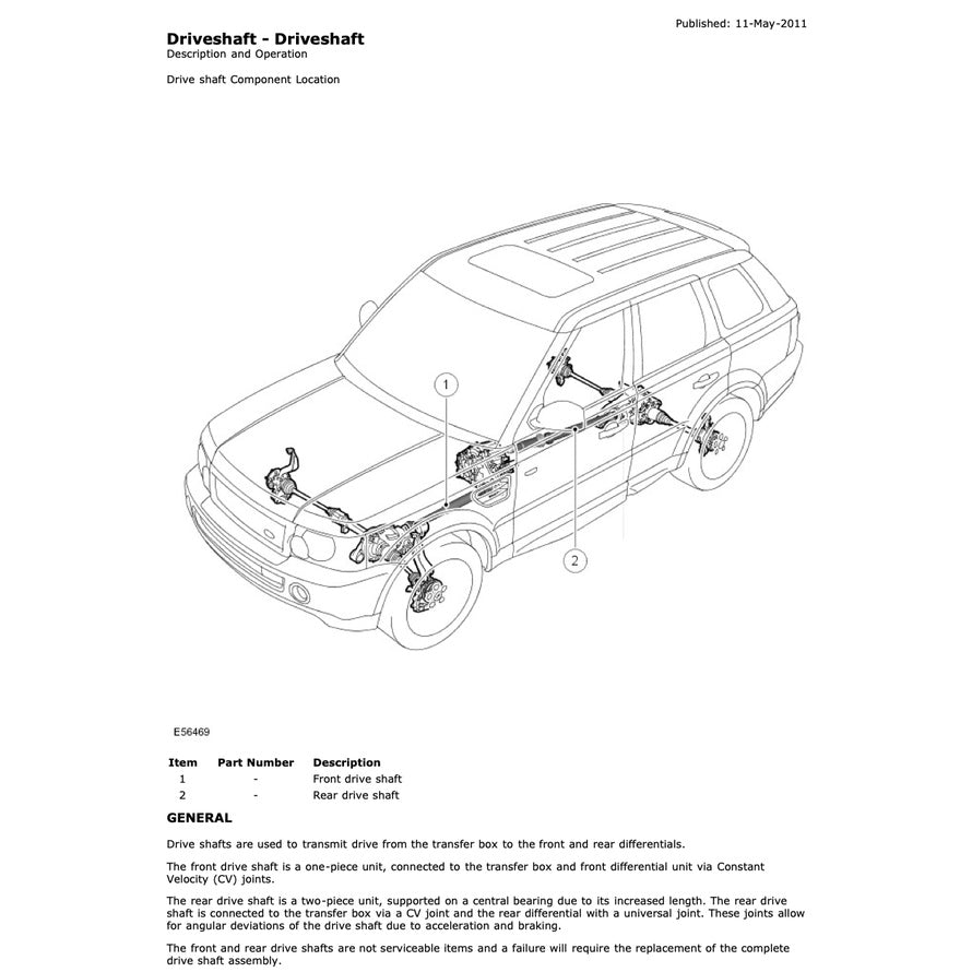 RANGE Rover SPORT L320 2006-2013 Full Manual Set – Repair & Maintenance Manual - page 2