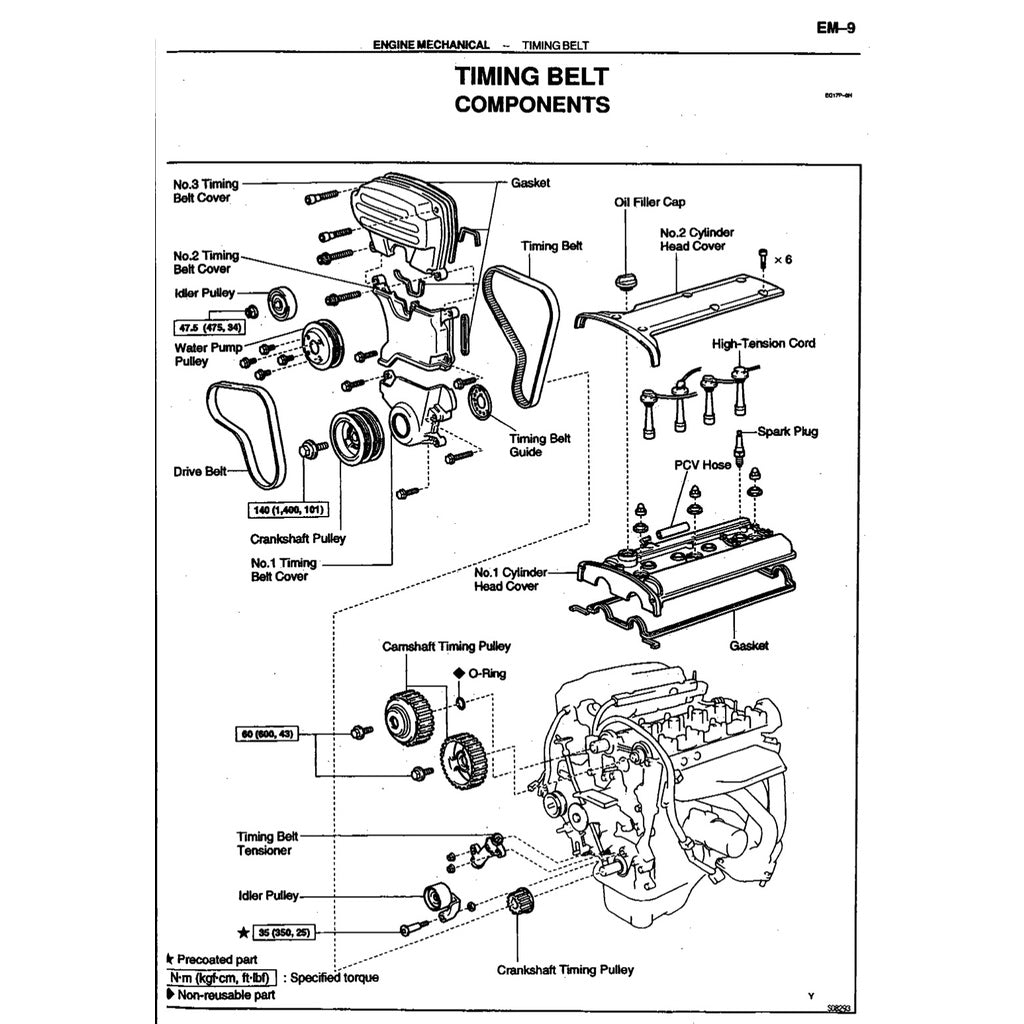 4AGE Toyota Engine 4A-GE 20V Full Manual Set – "BLACKTOP" Repair & Maintenance Manual and Diagnostic Manual and Wiring DIAGRAMS/ECU PINOUTS - page 6