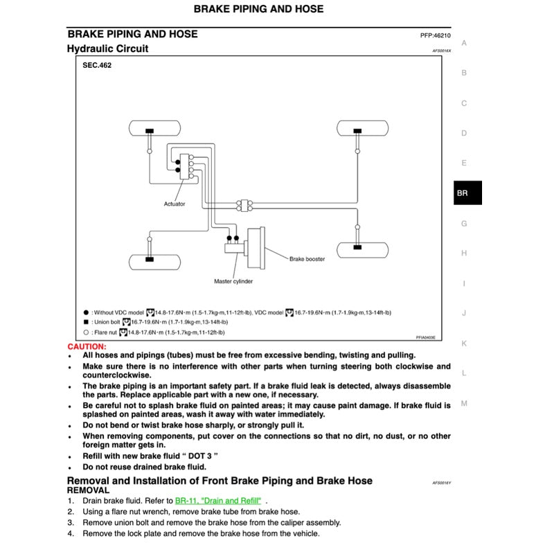 Nissan MURANO Z50 2003-2007 Full Manual Set – Repair & Maintenance Manual - page 9