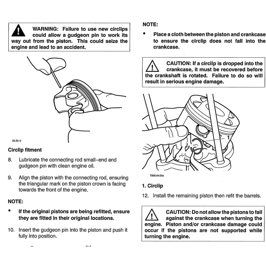 Triumph BONNEVILLE T100 /THRUXTON/SCRAMBLER/AMERICA/SPEEDMASTER 2001-2016 Full Manual Set – Repair & Maintenance Manual - page 8