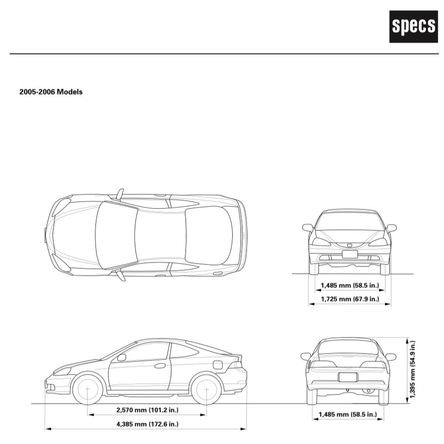 Honda INTEGRA / Acura RSX DC5 2002-2006 Full Manual Set – Repair & Maintenance Manual - page 3