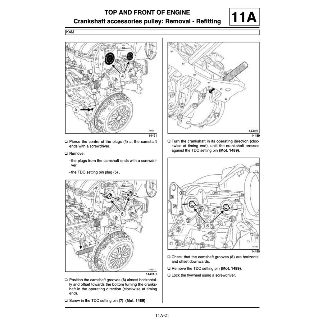 Renault KANGOO II X61 FC/FW 2007-2021 Full Manual Set – Repair & Maintenance Manual - page 3