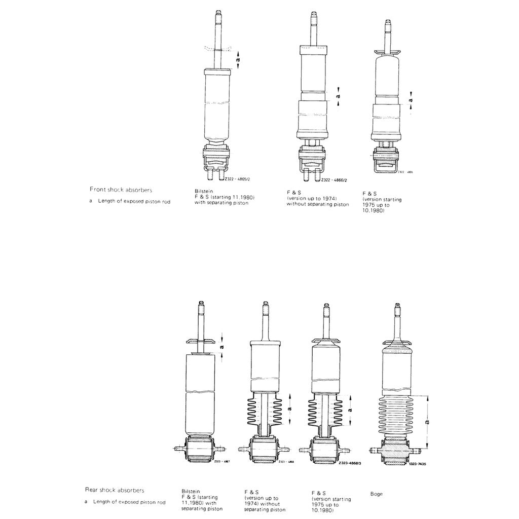 Mercedes-Benz R/C107 1971-1989 Full Manual Set – Repair & Maintenance Manual - page 6