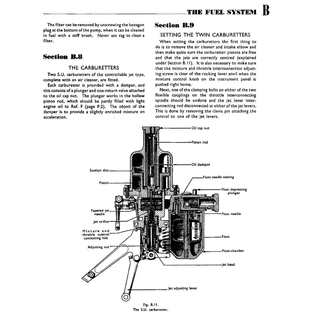 MG MIDGET Service Manual TD/TF 1936-1955 - page 8