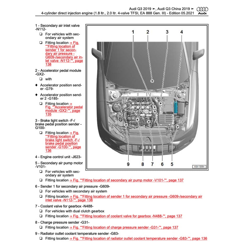 Audi Q3 F3 2018+ Full Manual Set – Repair & Maintenance Manual - page 2