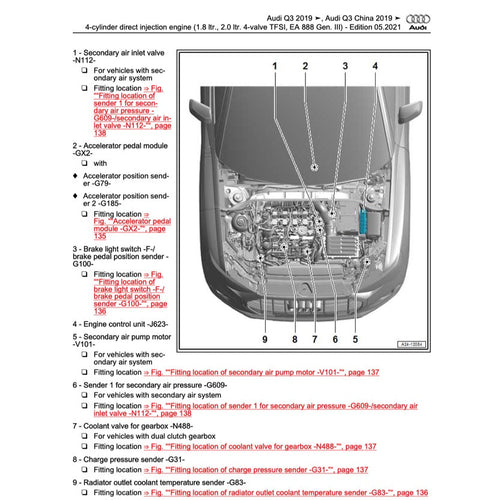 Audi Q3 F3 2018+ Full Manual Set – Repair & Maintenance Manual - page 2