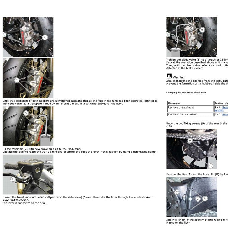 Ducati DIAVEL CARBON Service Repair Workshop Manual and Parts Book and User Manual - page 7