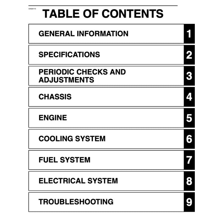 Yamaha XT1200Z SUPER TENERE 2012-2013 Full Manual Set – Repair & Maintenance Manual and Spare Parts Catalog and User Handbook - page 2