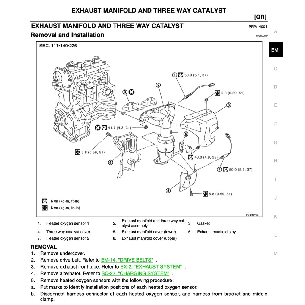 Nissan TEANA CEFIRO 2003-2008 Full Manual Set – Repair & Maintenance Manual - page 7