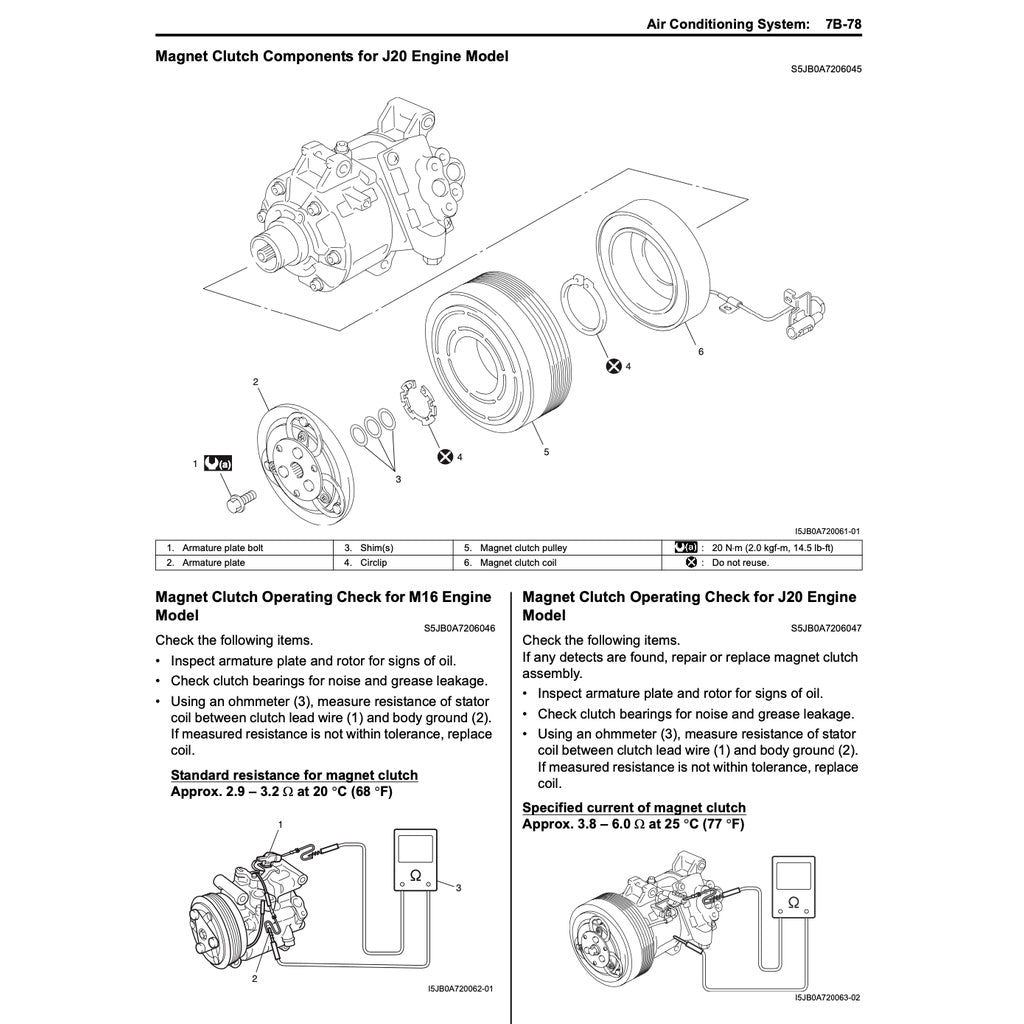 Suzuki GRAND VITARA 2006-2014 Full Manual Set – Repair & Maintenance Manual - page 6