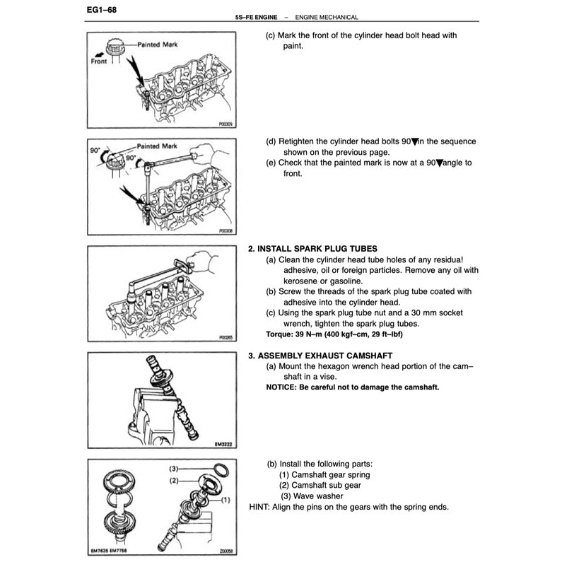 Toyota CAMRY III ACV10 1991-1996 Full Manual Set – Repair & Maintenance Manual - page 7