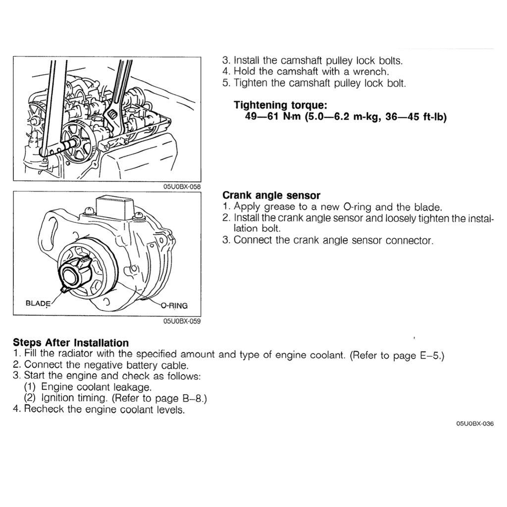 Mazda MX-5 MIATA NA Series 1990 Full Manual Set – Repair & Maintenance Manual - page 8
