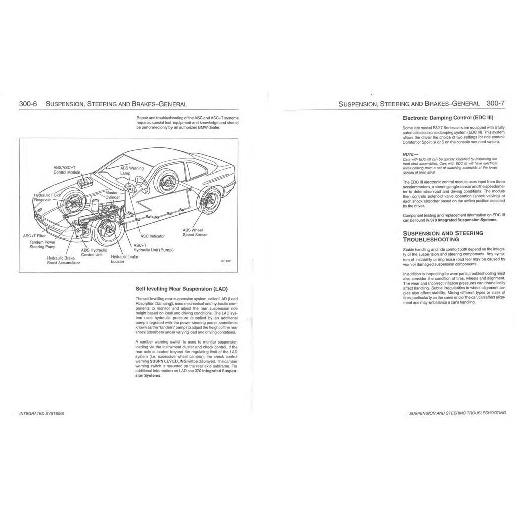 BMW 7 Series E32 1988-1994 Full Manual Set – Workshop Repair Service Manual - page 6