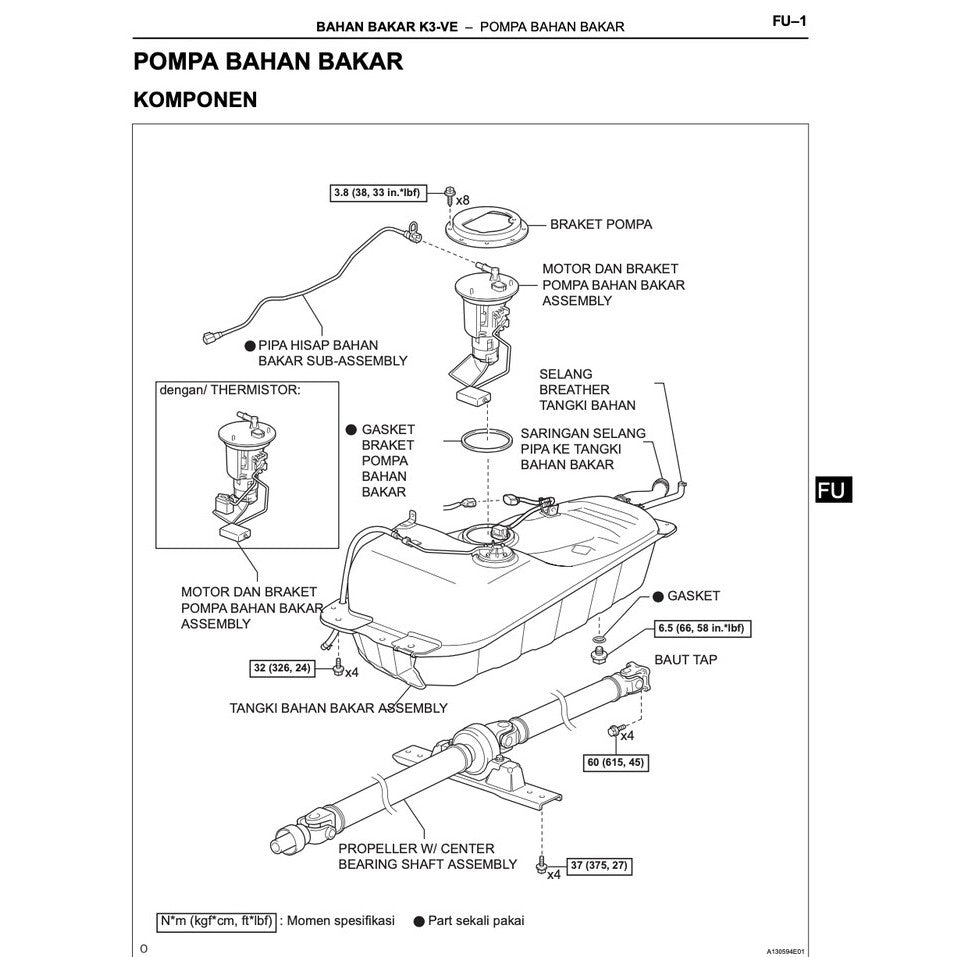 Toyota AVANZA F601/651 K3-VE 2004-2015 Full Manual Set – Engine Repair & Maintenance Manual - BAHASA (INDO) VERSION - page 7
