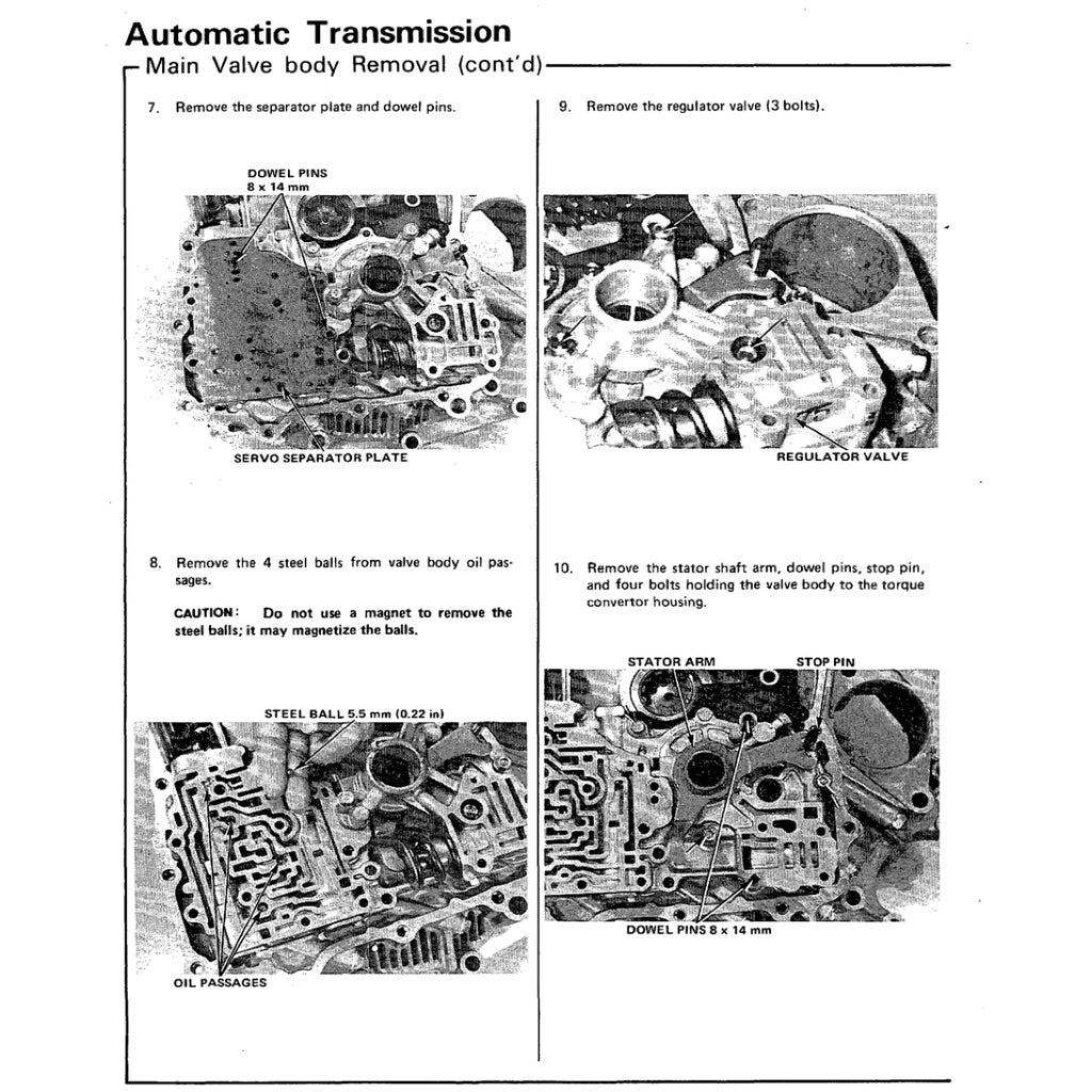 Honda PRELUDE AB B1-6 BB 1982-1986 Full Manual Set – Repair & Maintenance Manual - page 7