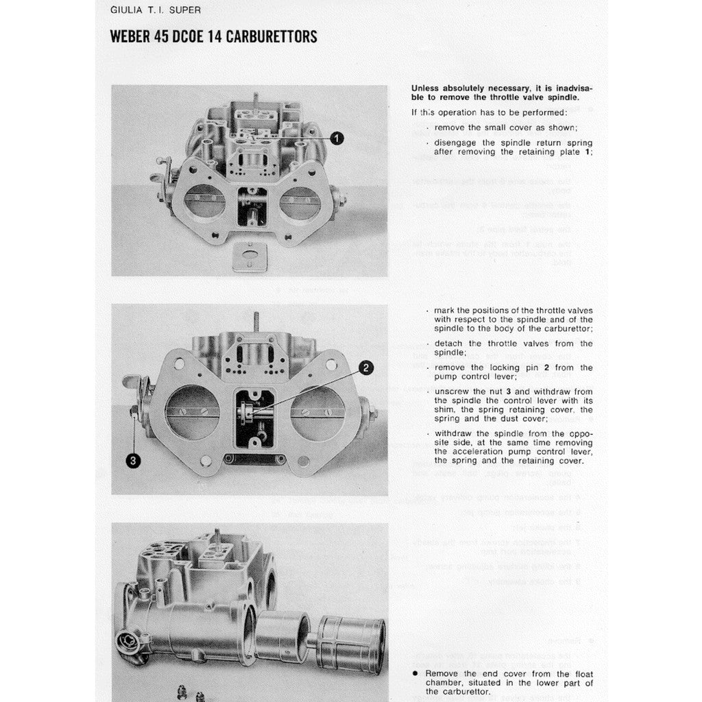 [CLASSIC] Alfa Romeo GIULIA TI Type 105 1962-1978 Full Manual Set – Service Repair SHOP Manual - page 5