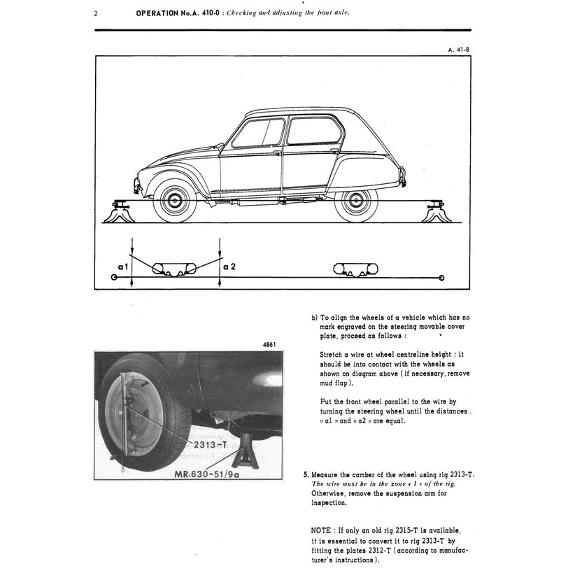 Citroen 2CV, DYANE, MEHARI, 2 CV VAN, 3 CV 1964-1986 Full Manual Set – Repair & Maintenance Manual - page 8