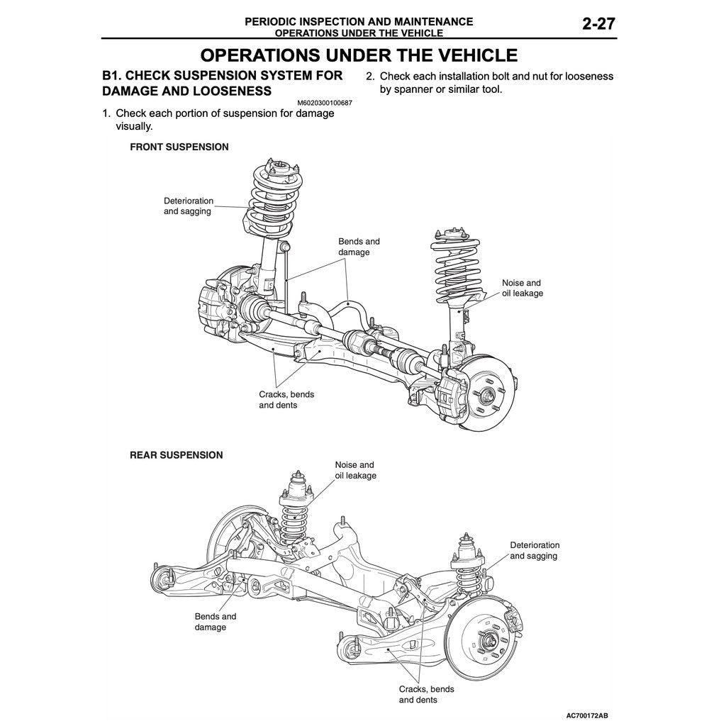ASX Mitsubishi ASX 2011-2019 Full Manual Set – Repair & Maintenance Manual - page 4