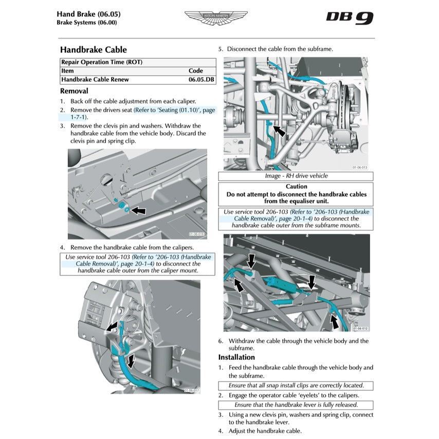 ASTON MARTIN DB9 2005-2016 Full Manual Set – Repair & Maintenance Manual - page 7