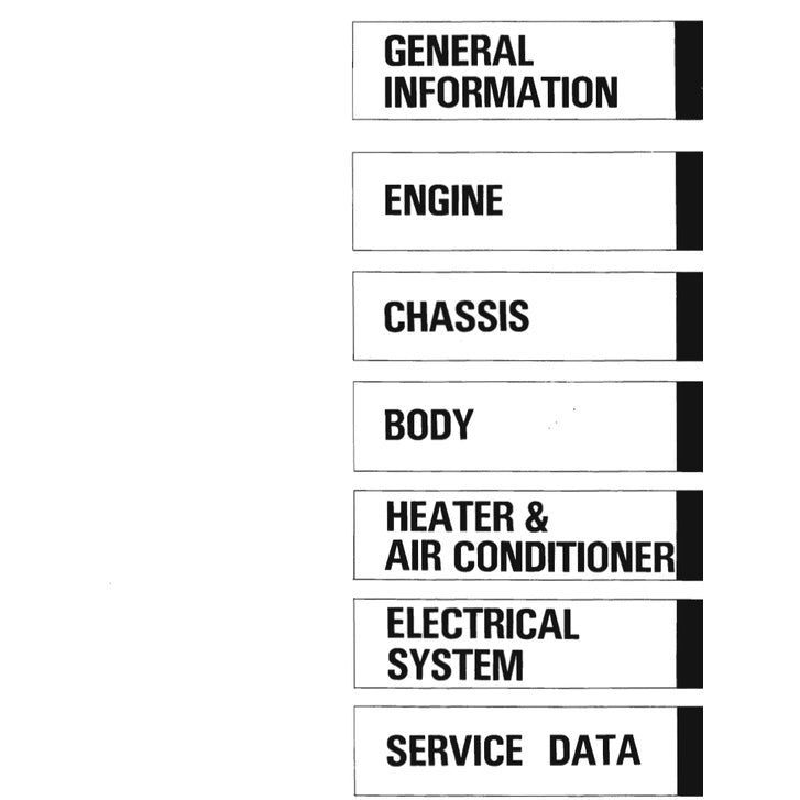 Nissan SKYLINE GT-R R32 1989-1994 Full Manual Set – Repair & Maintenance Manual - page 2