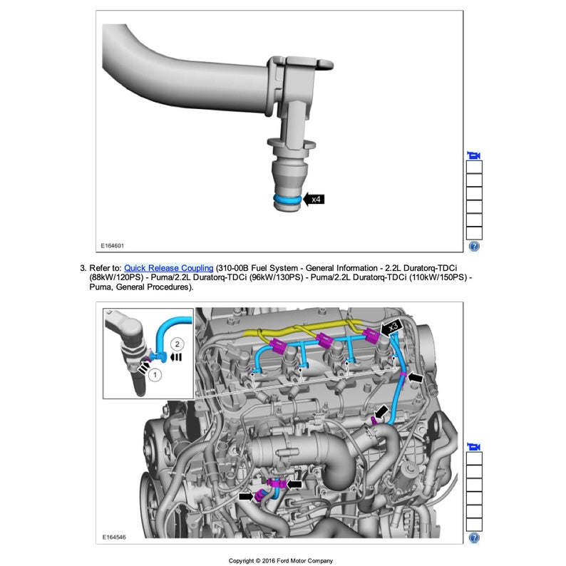 Ford Engine DURATORQ /PUMA 2.2.L TDCI Workshop Repair Manual - page 6