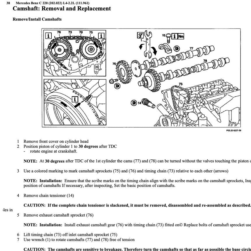 Mercedes-Benz C-CLASS W202 M111 1993-2000 Full Manual Set – Repair & Maintenance Manual - page 4