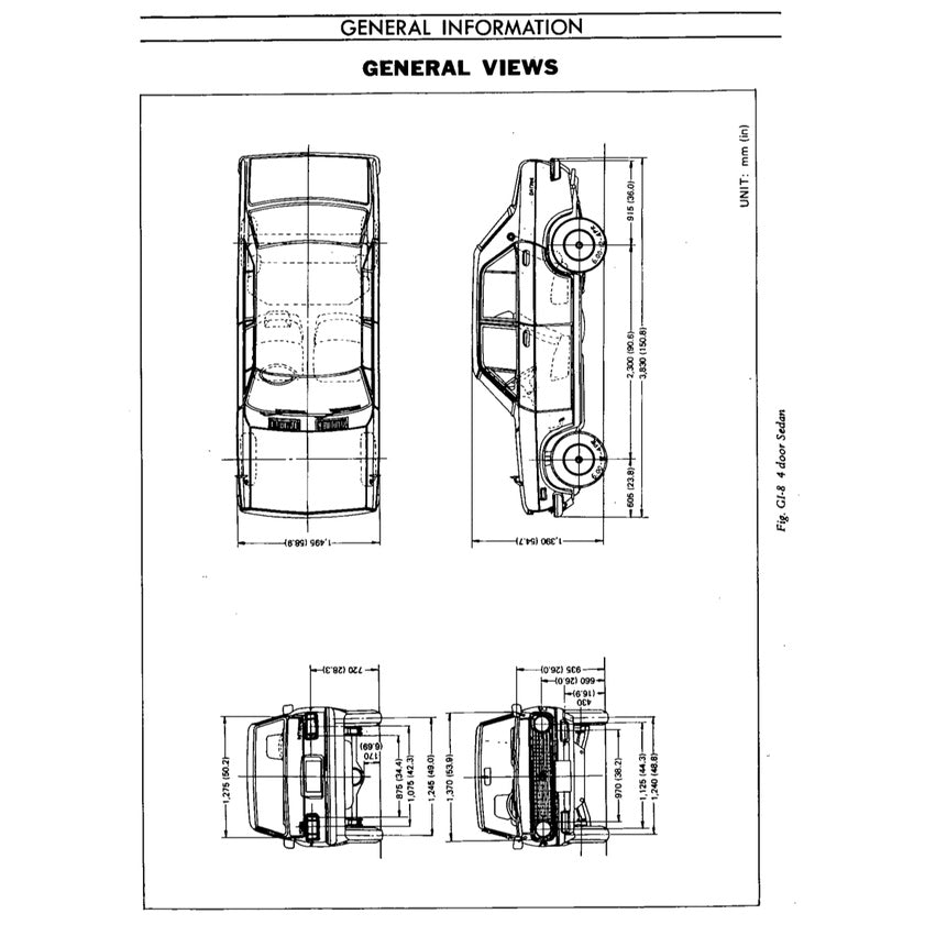 Datsun 1200 B110 1970-1973 Full Manual Set – Repair & Maintenance Manual - page 3