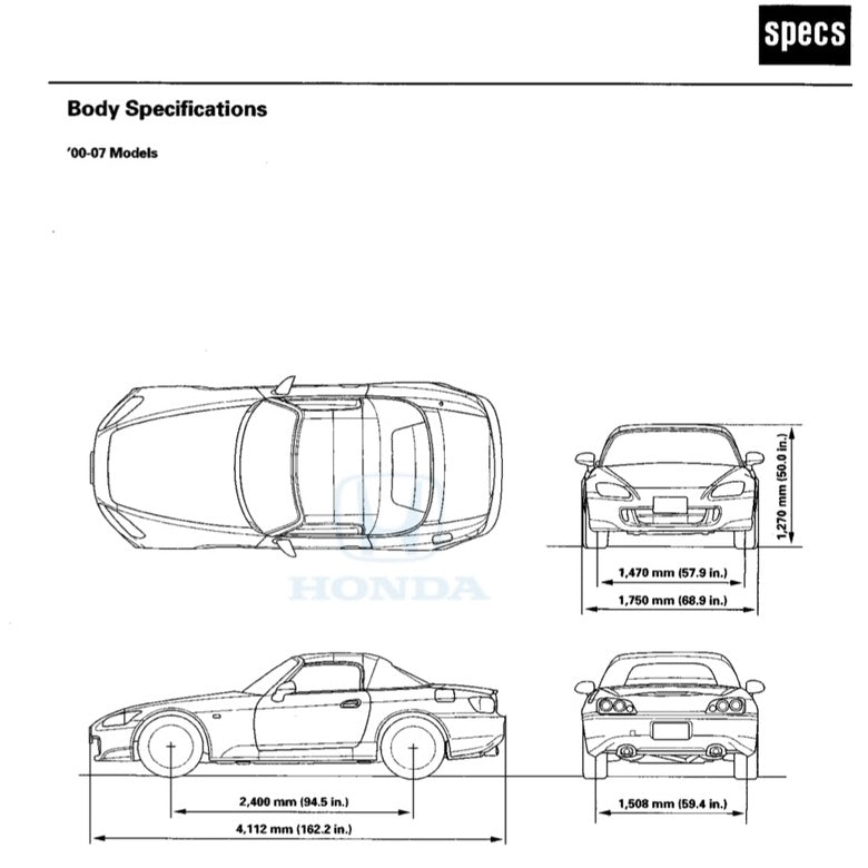 Honda S2000 AP1/AP2 1999-2008 Full Manual Set – Repair & Maintenance Manual - page 3