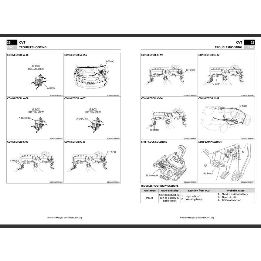 Proton EXORA BOLD FZ CPS/CFE 2009-2017 Full Manual Set – Repair & Maintenance Manual - page 8
