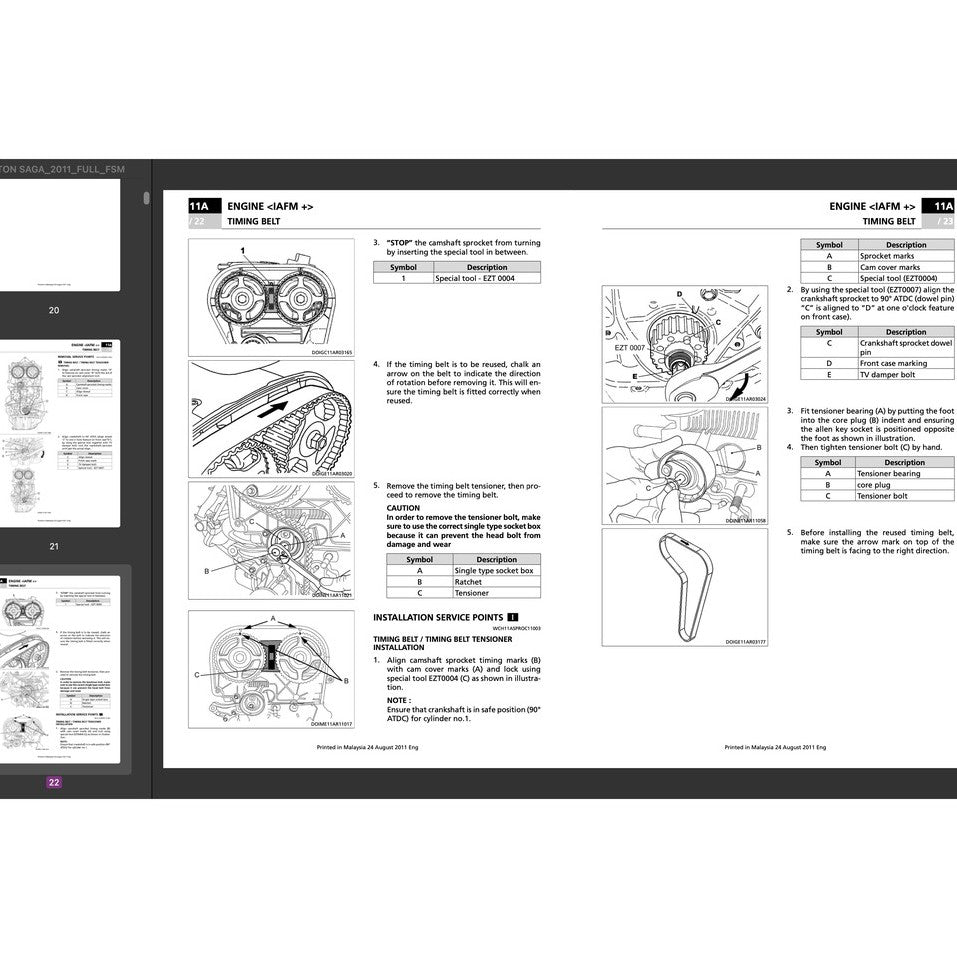 Proton SAGA FLX 2011-2016 Full Manual Set – Repair & Maintenance Manual - page 4