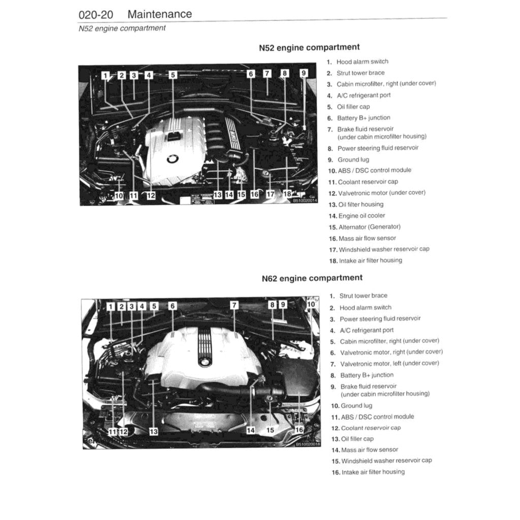 BMW 5 Series E60/E61 2004-2010 Full Manual Set – Repair & Maintenance Manual - page 9