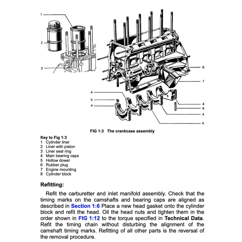 Alfa Romeo GIULIA & SPIDER 1962-1978 Full Manual Set – Owner Workshop Manual - BROOKLANDS/AUTOBOOK - page 4