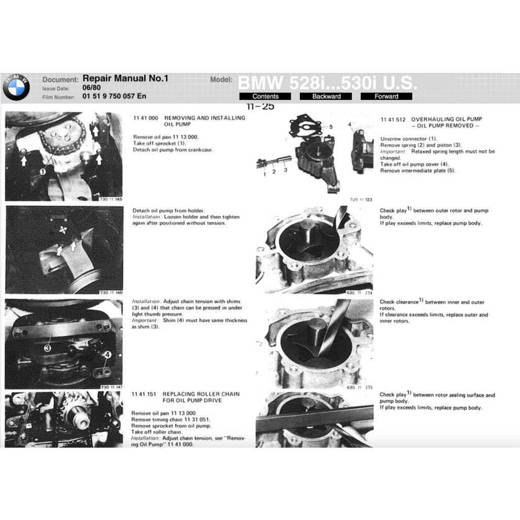 BMW 5 Series E28 1982-1988 Full Manual Set – Repair & Maintenance Manual - page 4