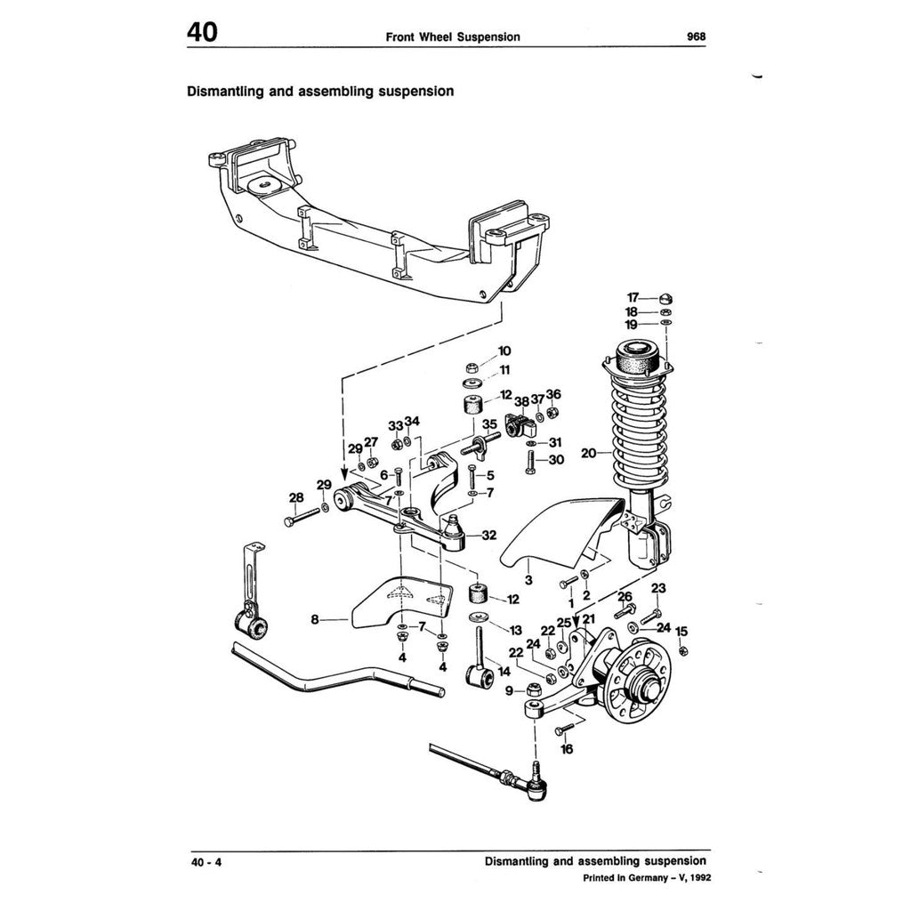 Porsche 968 1991-1995 Full Manual Set – Repair & Maintenance Manual - page 7