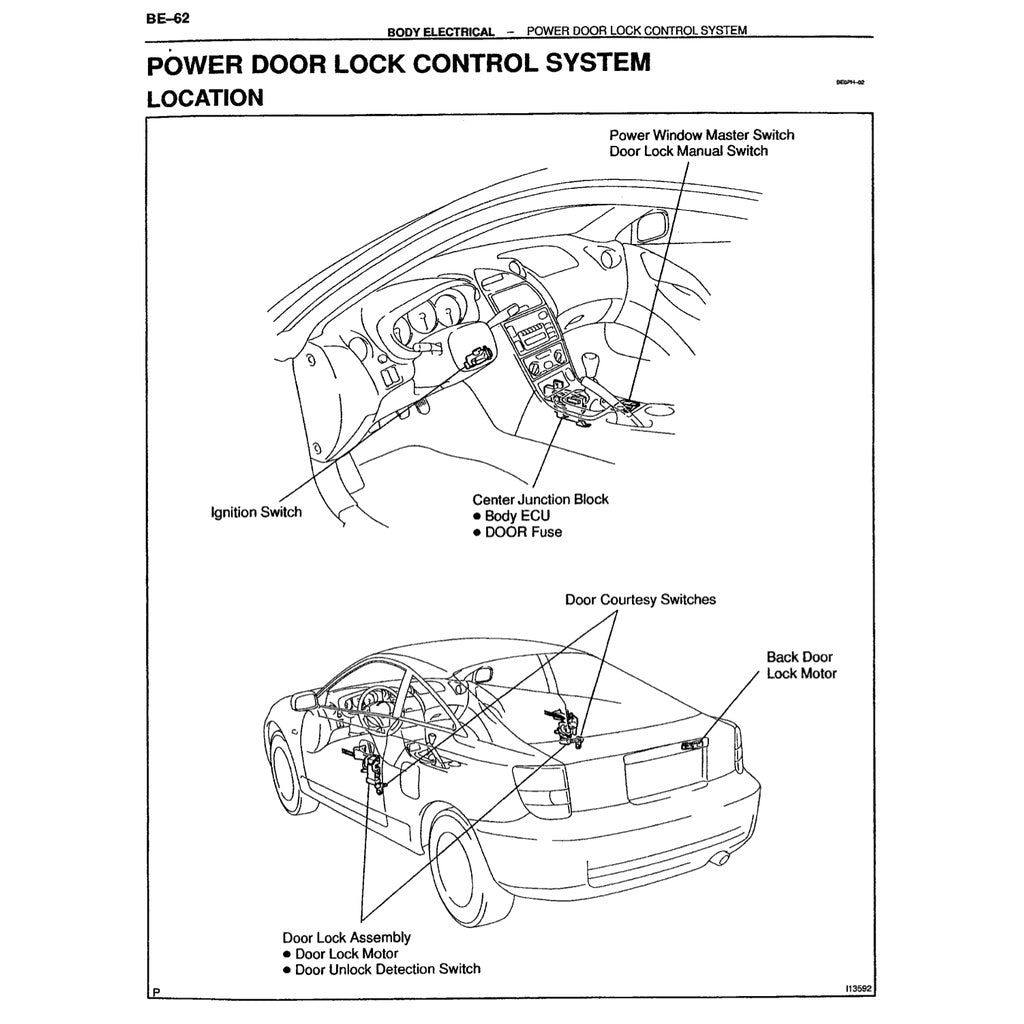 Toyota CELICA 2000 T230 1999-2006 Full Manual Set – Repair & Maintenance Manual - page 7