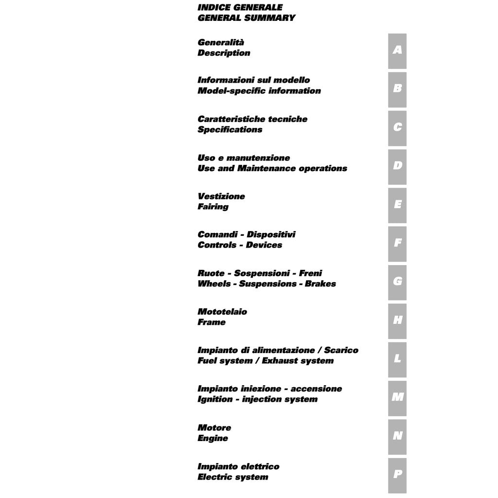 Ducati Monster S2R 1000 2006 Service Repair Workshop Manual (Factory) - page 2