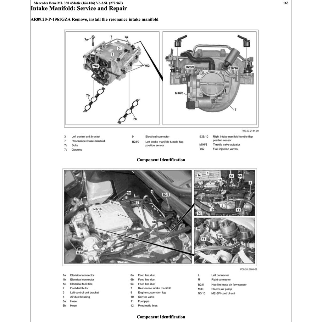Mercedes-Benz W164 M272 2005-2011 Full Manual Set – Repair & Maintenance Manual - page 2
