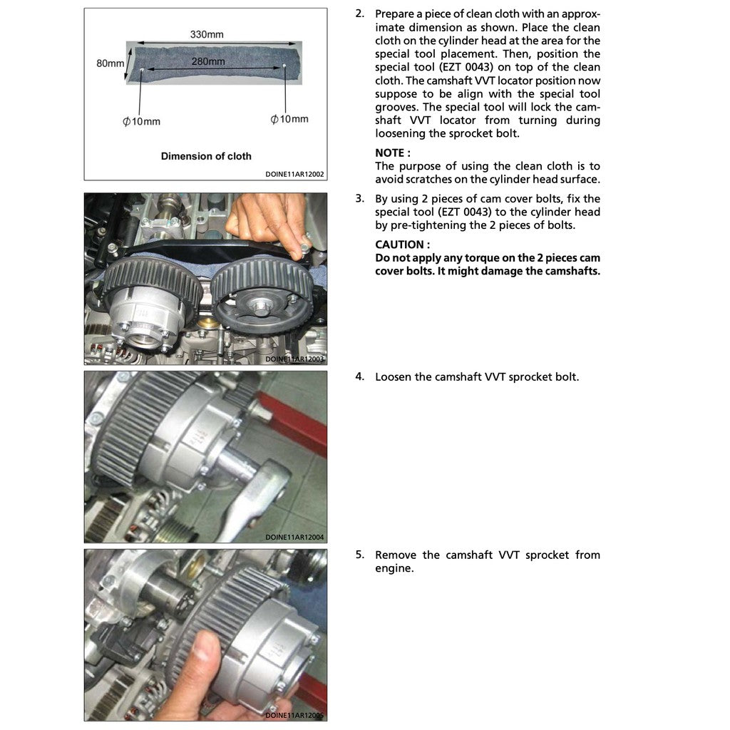 Proton CAMPRO S4P-CFE TURBO Full Manual Set – Engine Workshop Manual and Wiring & HARNESS Diagrams - page 8