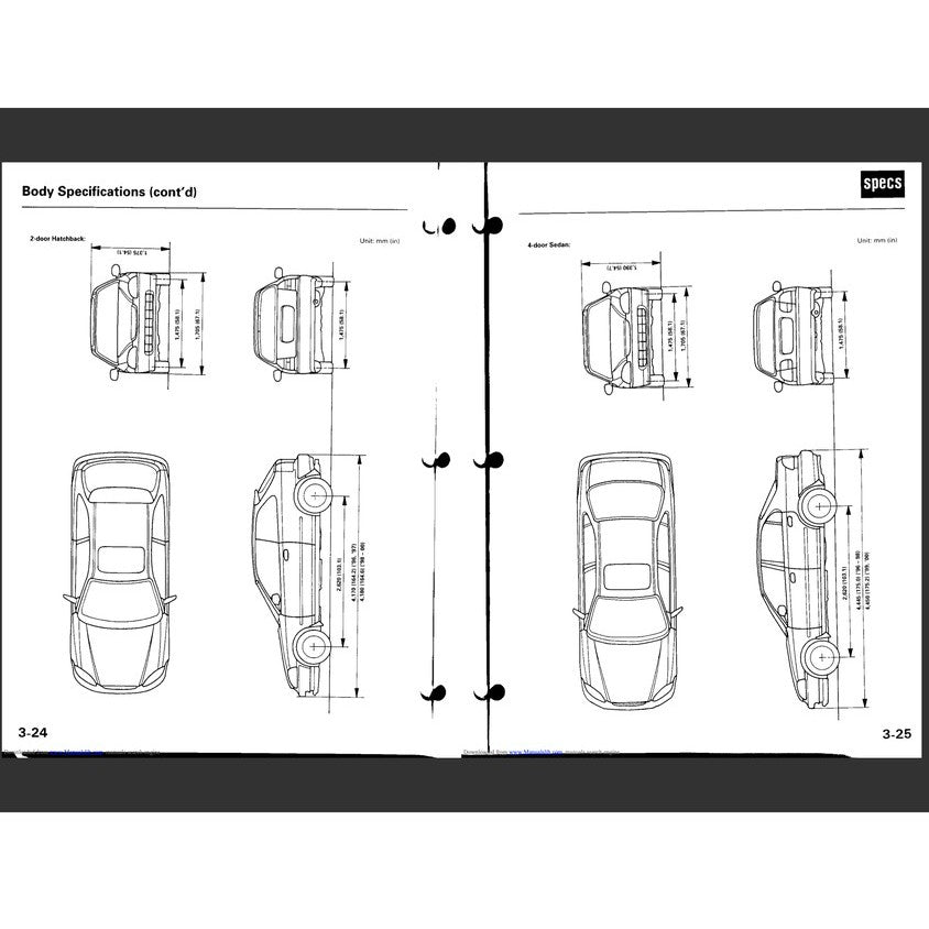 Honda CIVIC 6 1996-2000 Full Manual Set – Repair & Maintenance Manual - page 5