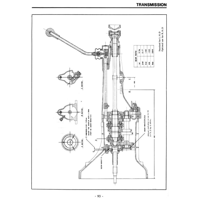 Datsun 1000 B10 1966-1969 Full Manual Set – Repair & Maintenance Manual - page 8