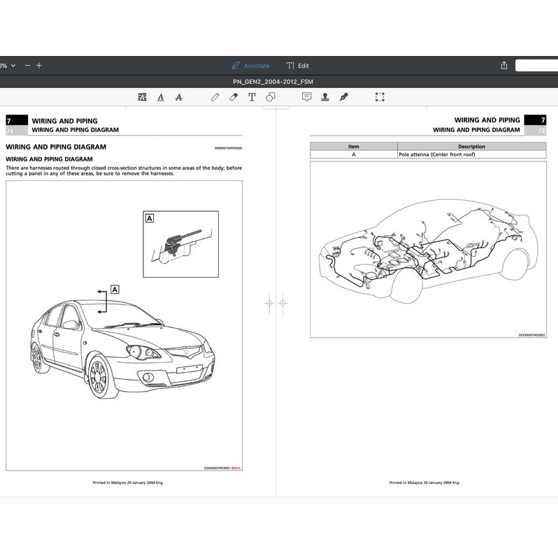 Proton GEN2 2004-2012 Full Manual Set – Repair & Maintenance Manual - page 8