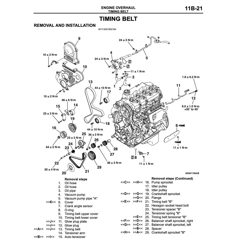 TRITON Mitsubishi TRITON L200 KA/KB 2006-2015 Full Manual Set – Repair & Maintenance Manual - page 8