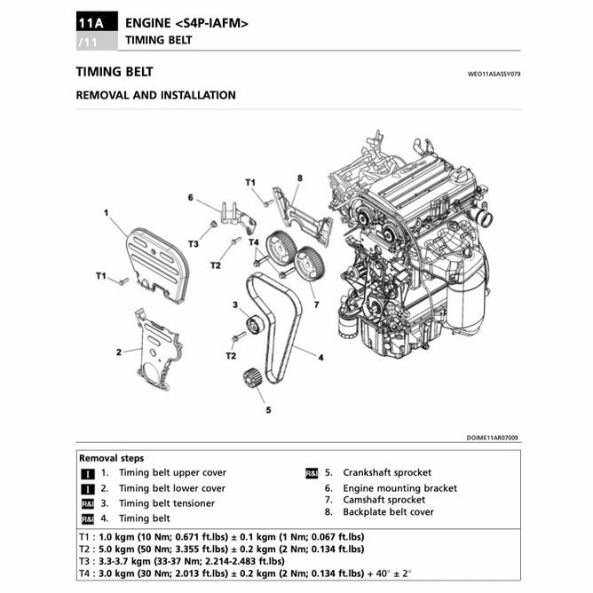 Proton CAMPRO S4P IAFM Engine Workshop Manual and Automatic Transmission F4A4A - page 3