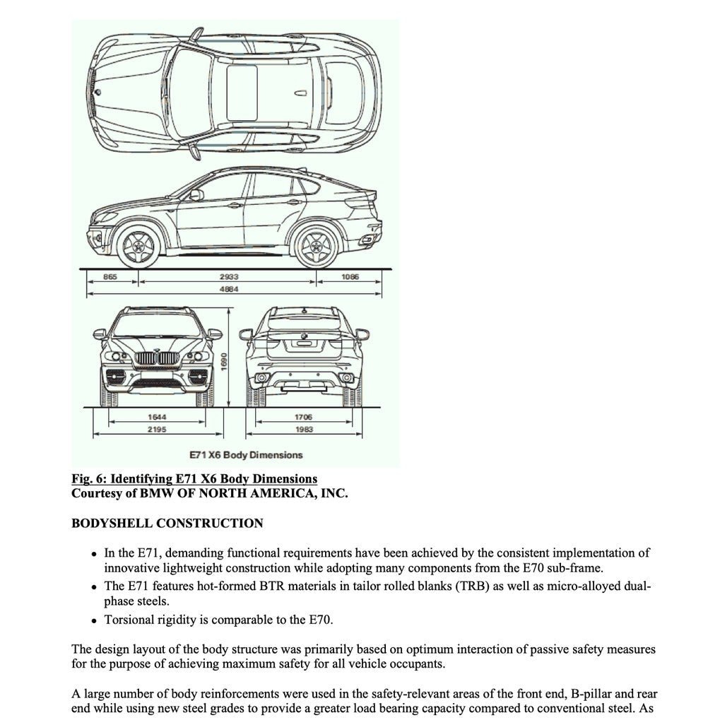 BMW X6 E71 2008-2014 Full Manual Set – Repair & Maintenance Manual - page 2