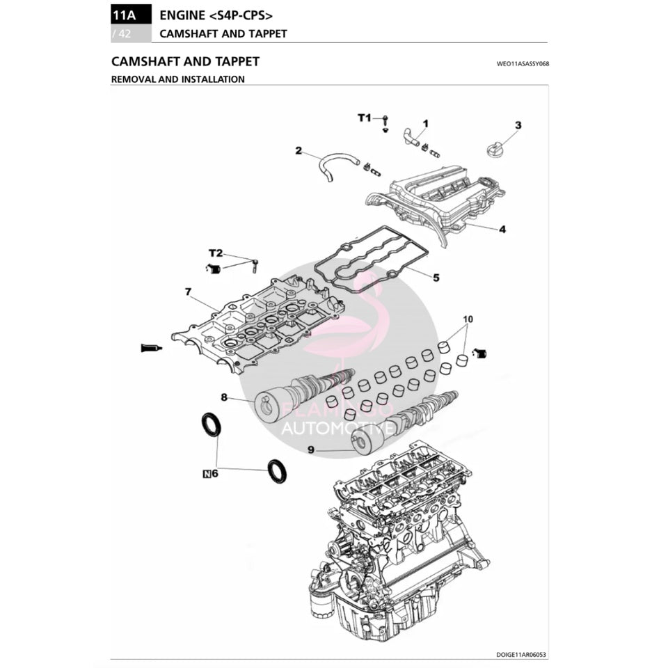 Proton CAMPRO S4P-CPS Engine Workshop Repair Manual / Proton GEN2 / WAJA / SATRIA NEO /EXORA - page 5