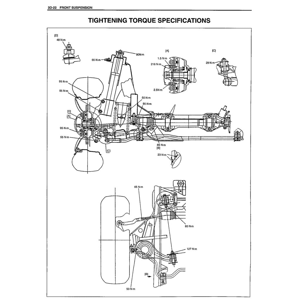 Suzuki GRAND VITARA 1998-2005 Full Manual Set – Repair & Maintenance Manual - page 7