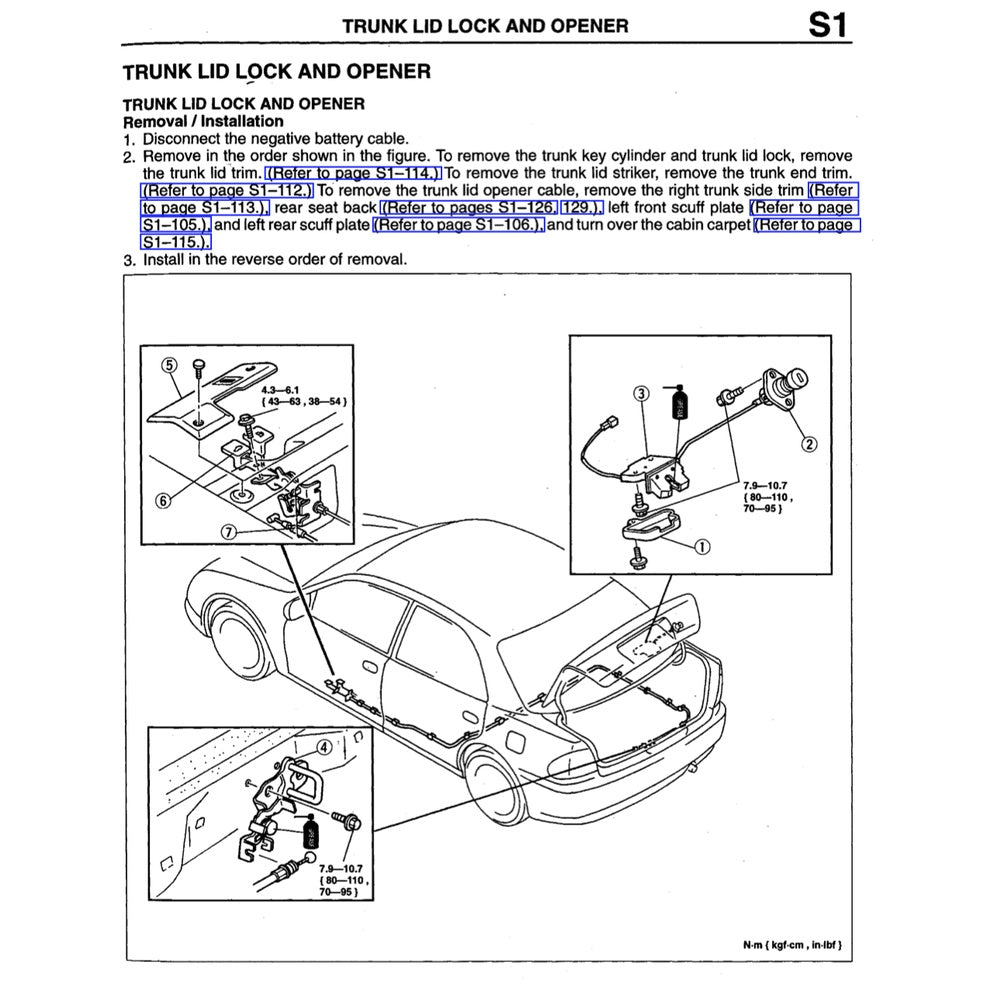 Mazda 323 FAMILIA / PROTEGE BH 1994-1998 Full Manual Set – Repair & Maintenance Manual - page 6