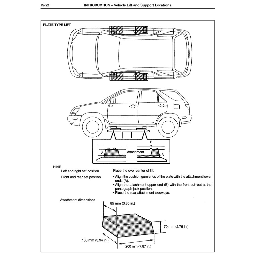 Toyota HARRIER I XU10 1998-2003 Full Manual Set – Repair & Maintenance Manual - page 2