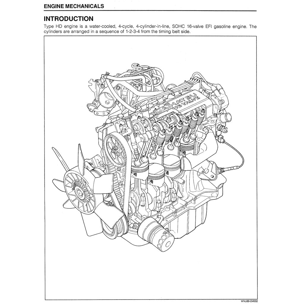 Daihatsu FEROZA ROCKY F300 1990-2002 Full Manual Set – Repair & Maintenance Manual - page 7