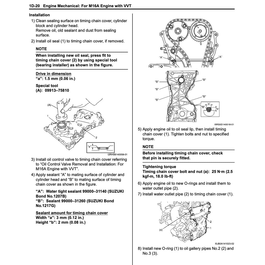 Suzuki GRAND VITARA 2006-2014 Full Manual Set – Repair & Maintenance Manual - page 8